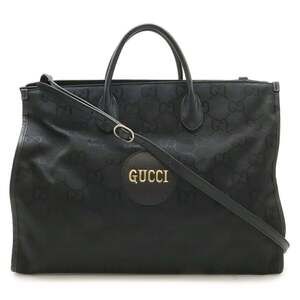 GUCCI Black Leather Shoulder Bag